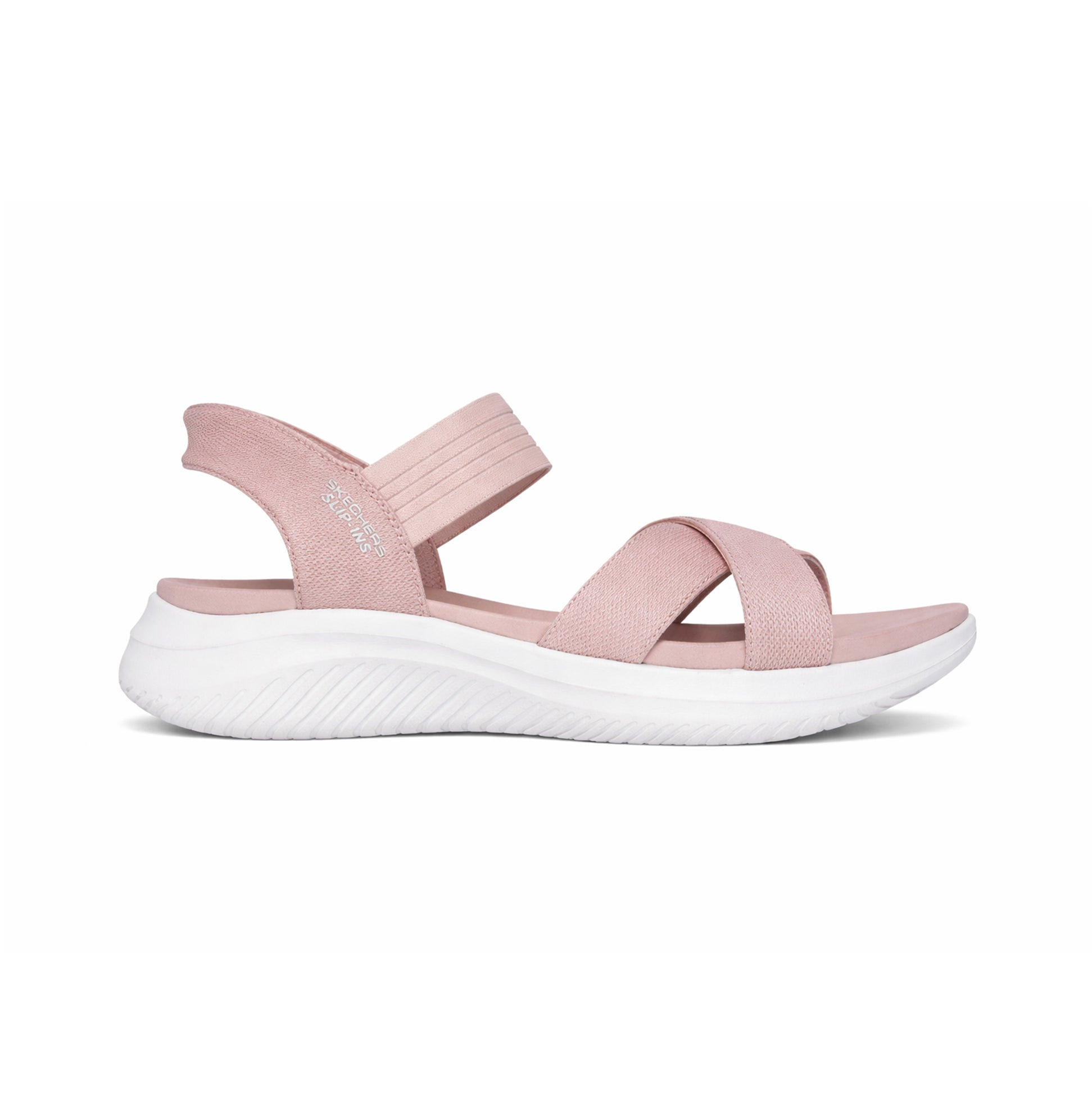 Skechers ULTRA FLEX 3.0 SANDAL - NEVER Womens Ankle Strap Sandals Rose