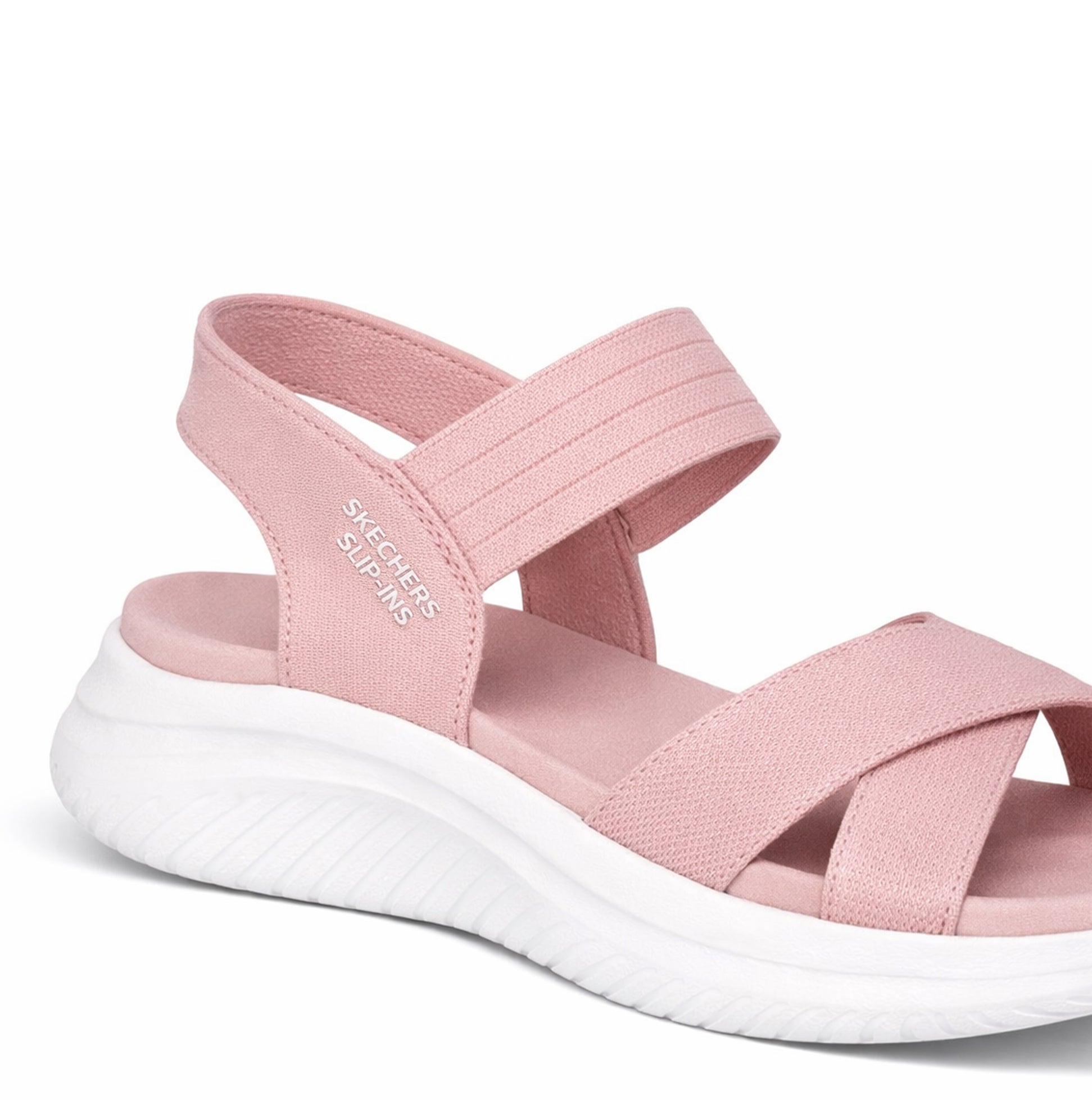 Skechers ULTRA FLEX 3.0 SANDAL - NEVER Womens Ankle Strap Sandals Rose
