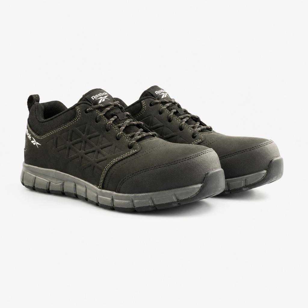 Reebok Excel Light Unisex Aluminium Toe Safety Trainers Black