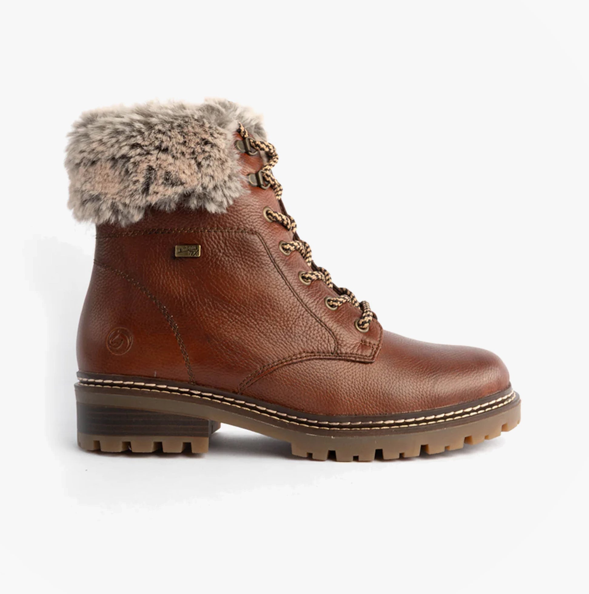 Remonte D0B74-24 Womens Fur Ankle Boots Brown