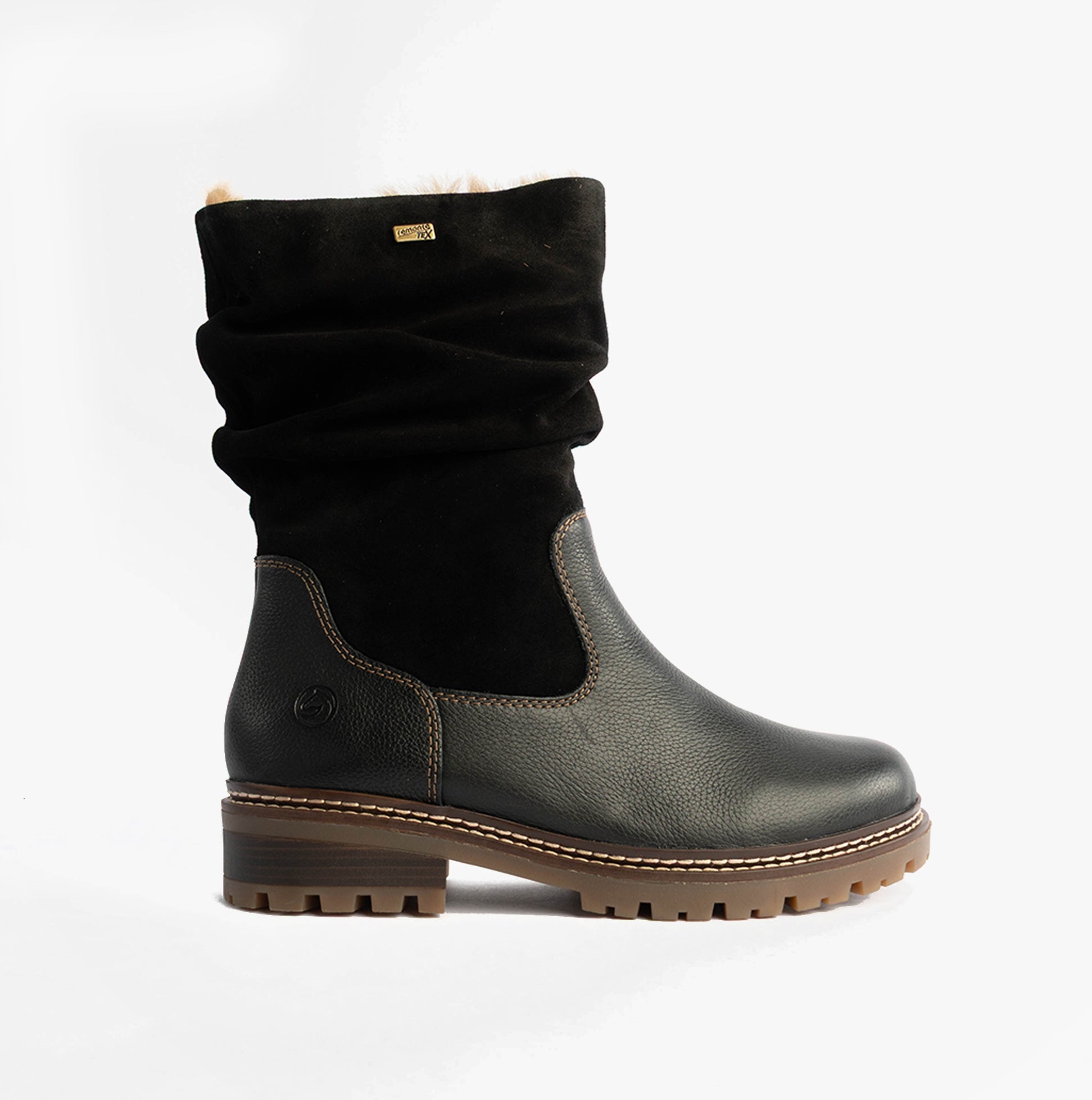 Remonte D0B80-00 Womes Side Zip Ankle Boots Black