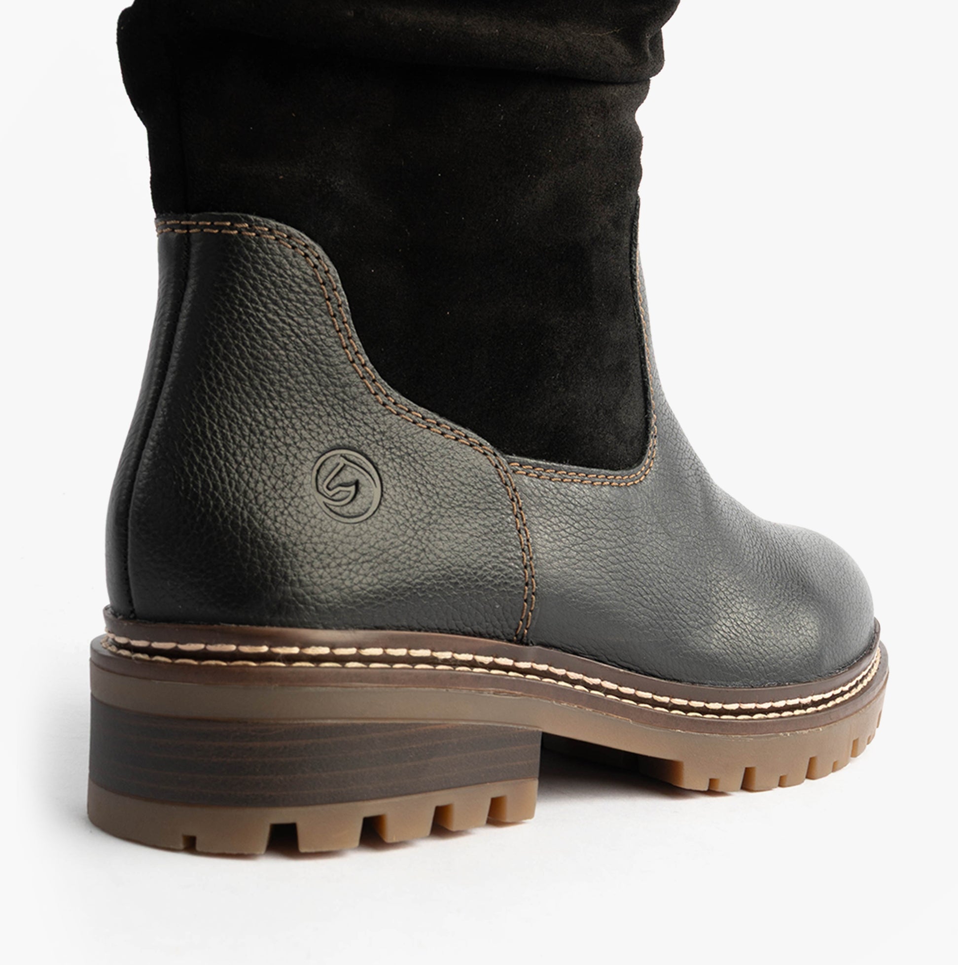 Remonte D0B80-00 Womes Side Zip Ankle Boots Black