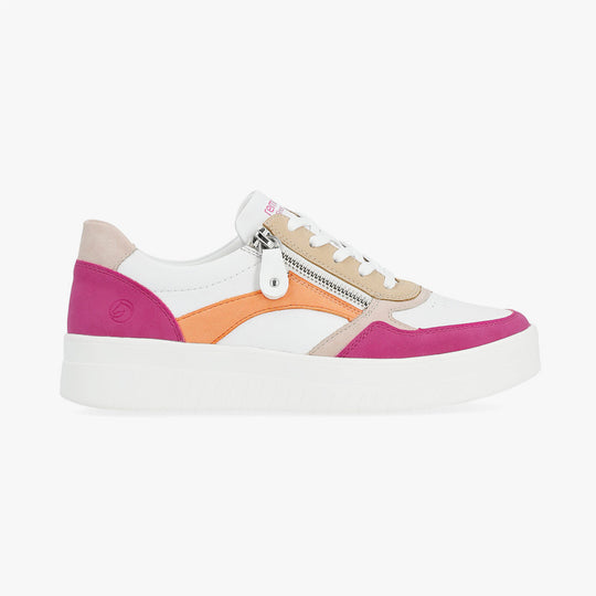 Remonte KENDRA Womens Trainers White/Fuschia