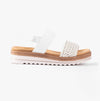 D0Q56-80 Womens Sandals White Combination