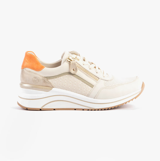 Remonte D0T10-80 Womens Shoes White Combination
