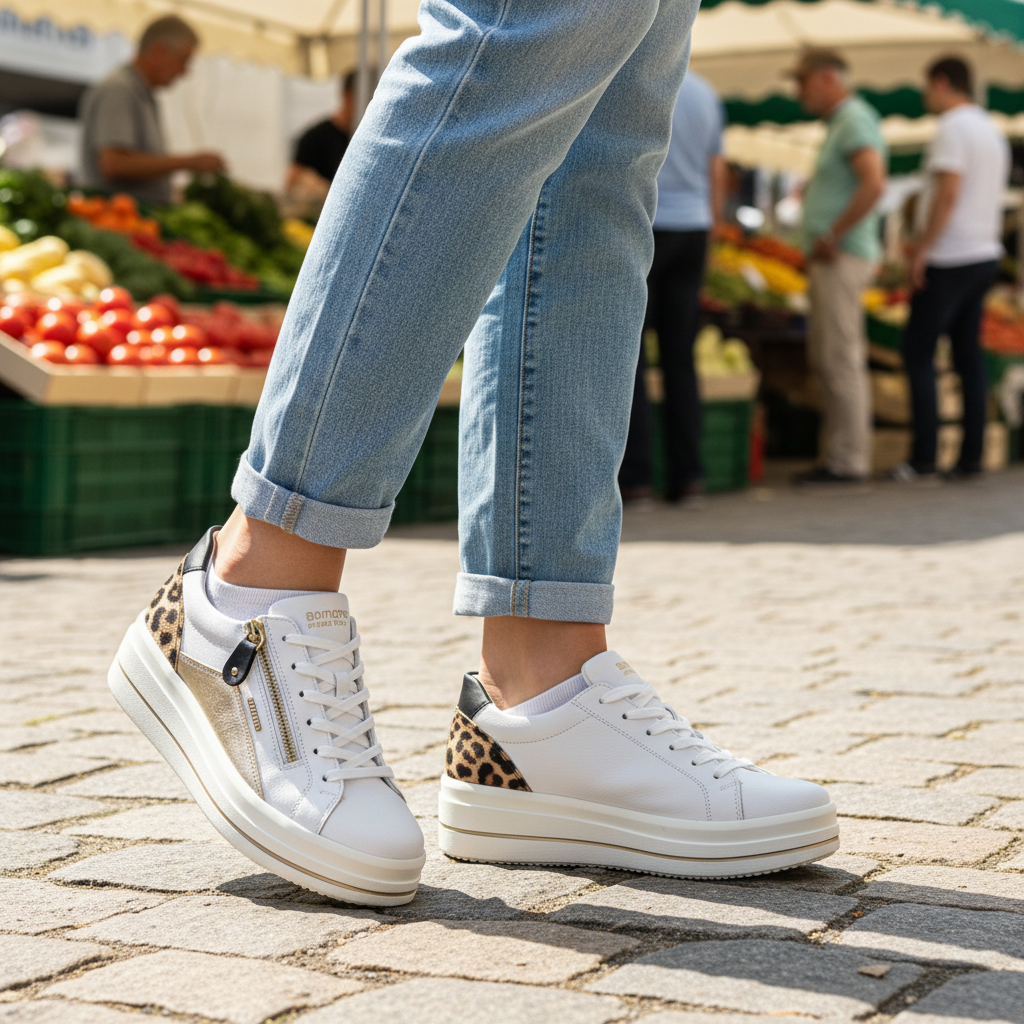 Remonte D1C01-85 Womens Casual Trainers White