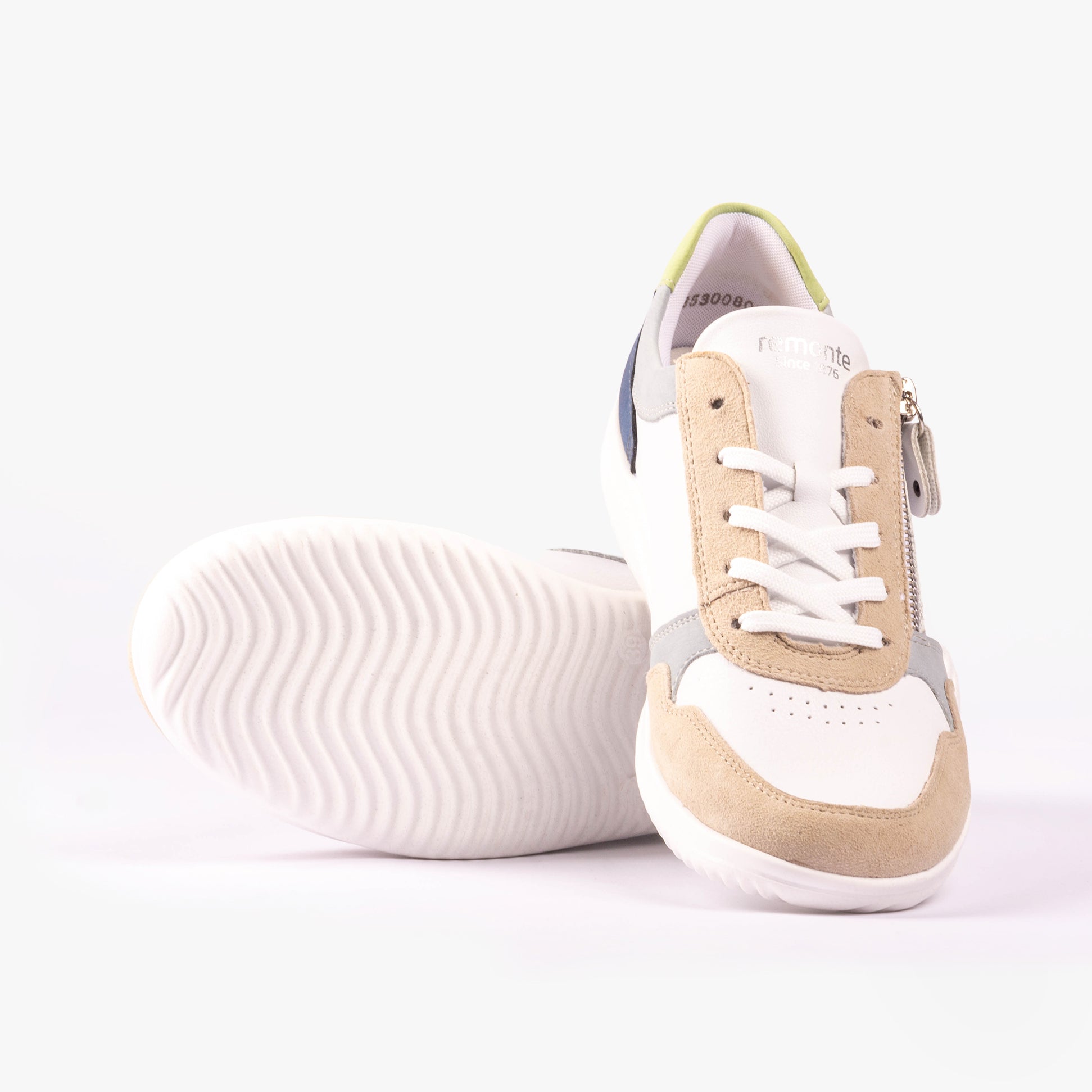 Remonte D1E06-81 Womens Shoes White Combination