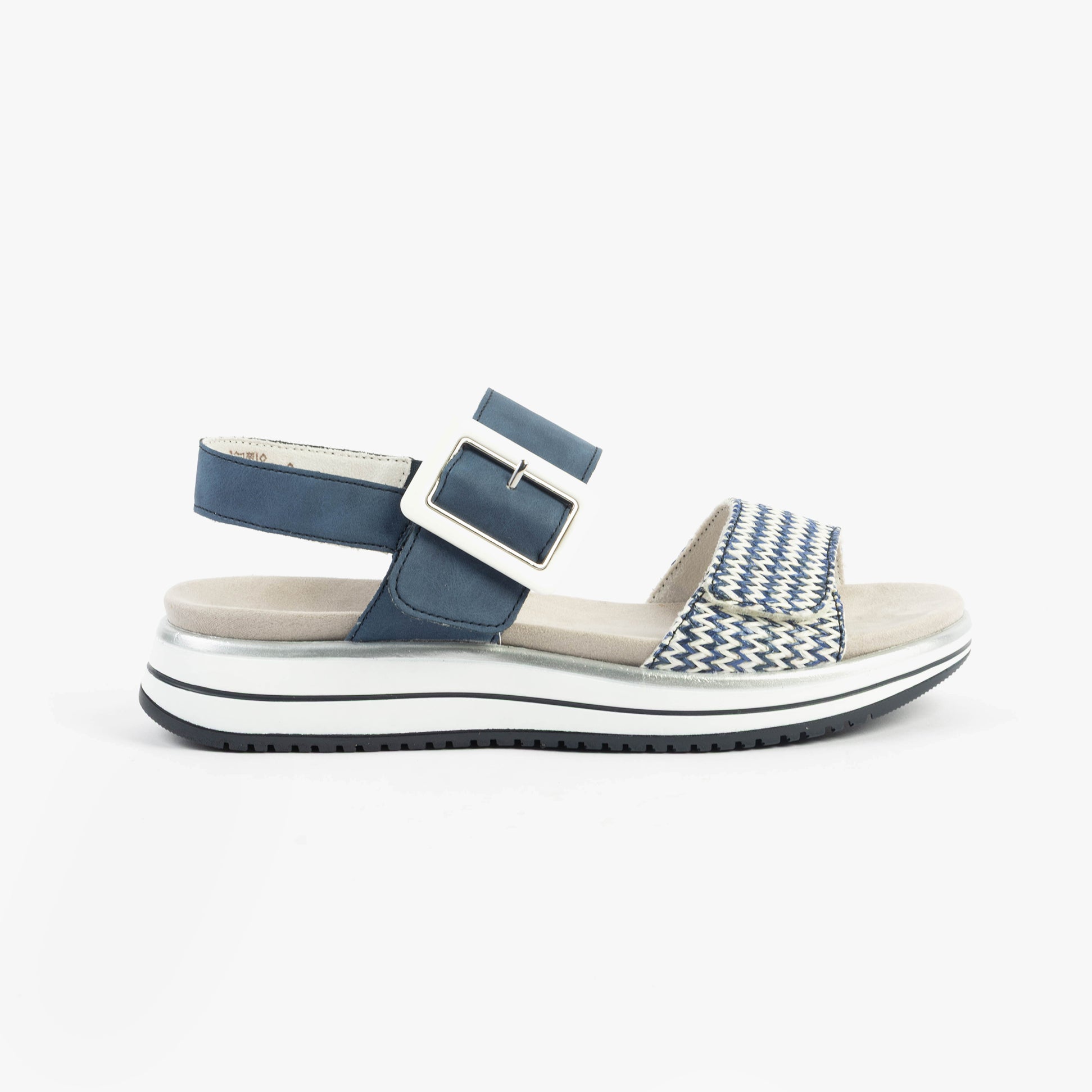 Remonte D1J53-14 Womens Sandals Blue Combination
