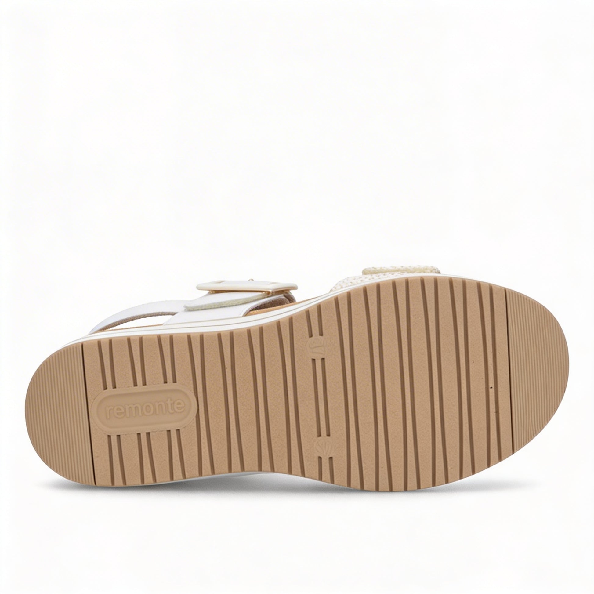 Remonte D1J53 Womens Cross Strap Sandals White