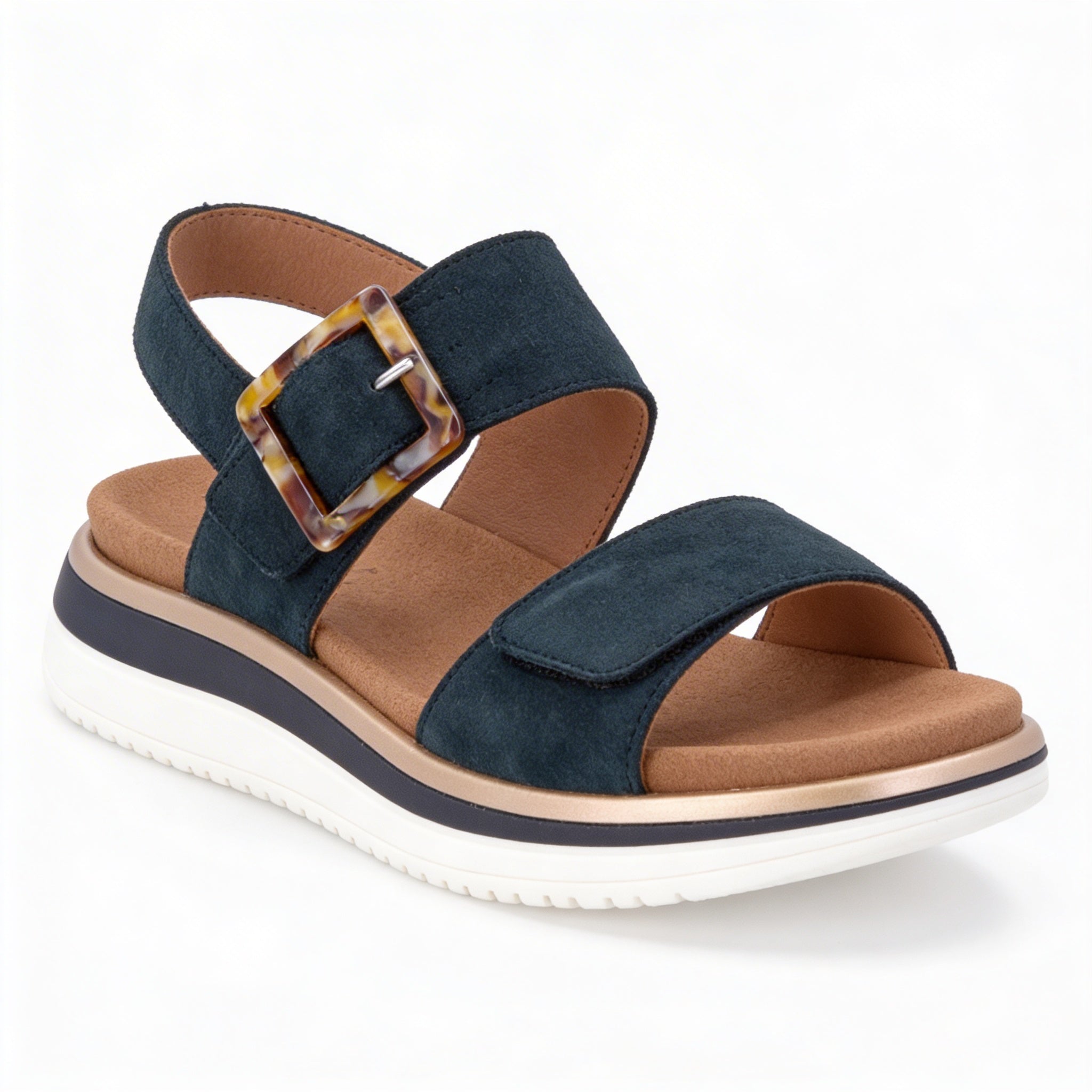 Remonte D1J62 Womens Ankle Strap Sandals Blue