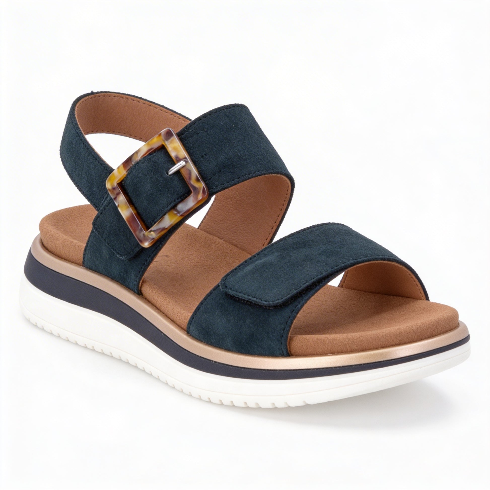 Remonte D1J62 Womens Ankle Strap Sandals Blue