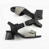 D1K51-03 Womens Sandals Black Combination