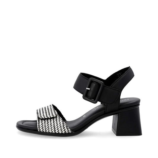 D1K51-03 Womens Sandals Black Combination