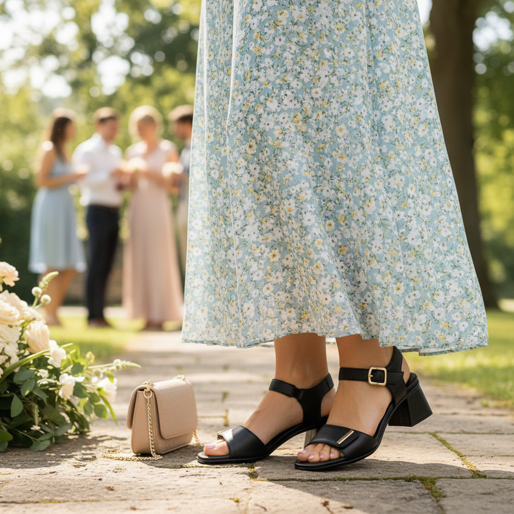 Remonte D1K54 Womens Ankle Strap Sandals Black