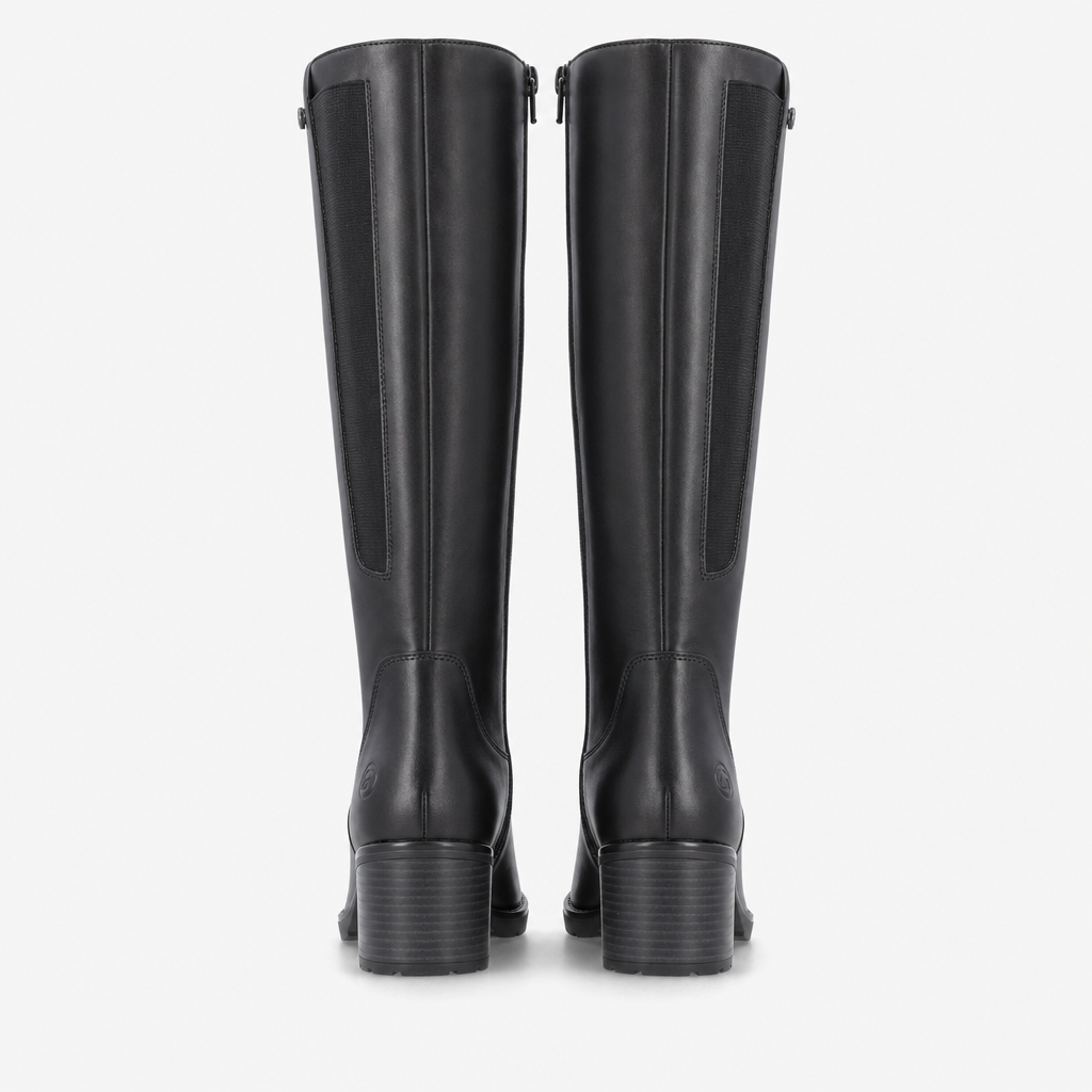 Remonte D2A78 Womens Tall Boots Black