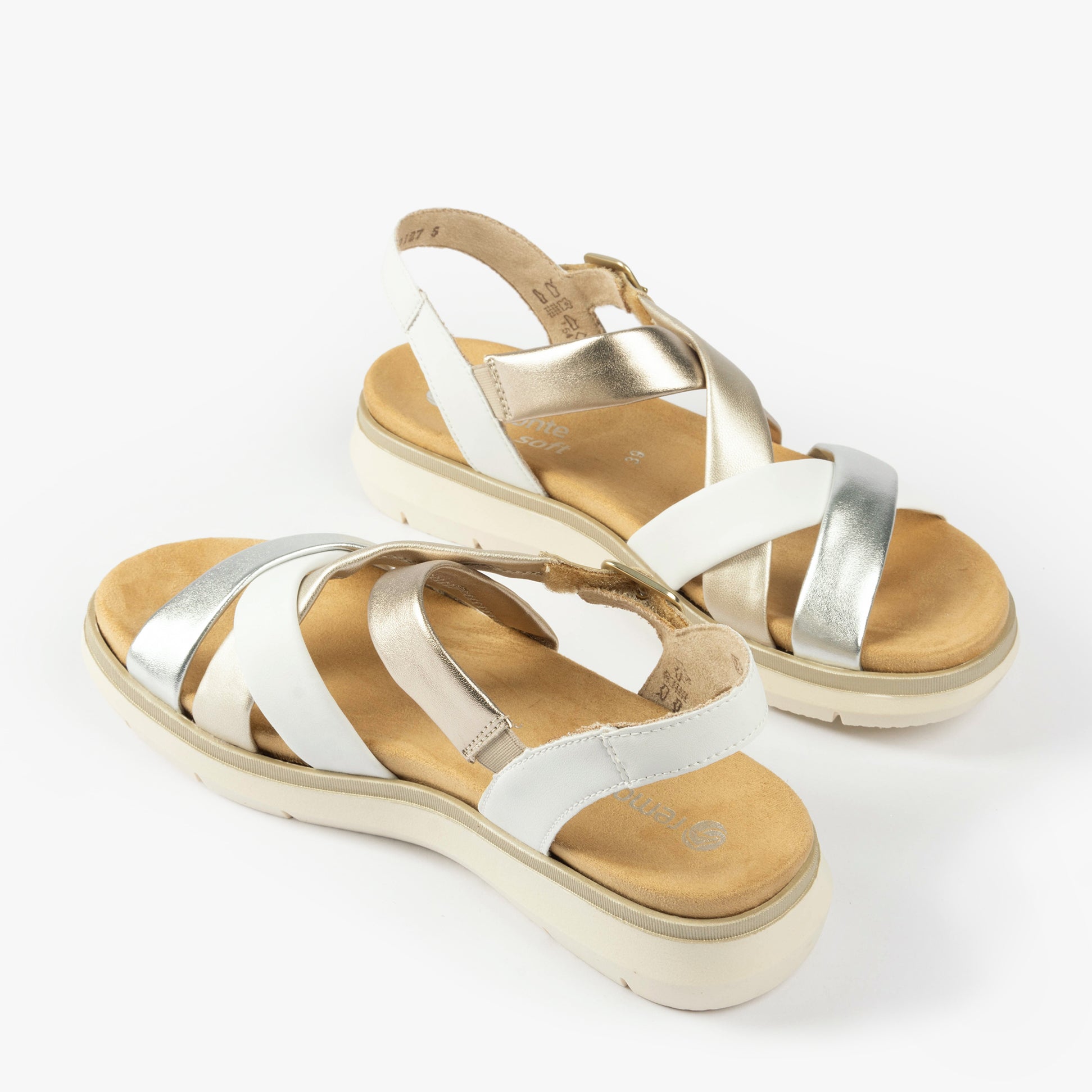Remonte D2K53-91 Womens Sandals Metallic