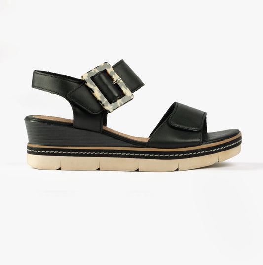 D2L53-00 Womens Sandals Black