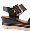 D2L53-00 Womens Sandals Black