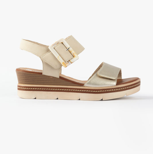 D2L53-60 Womens Sandals Beige