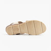 D2L54-60 Womens Sandals Beige Combination