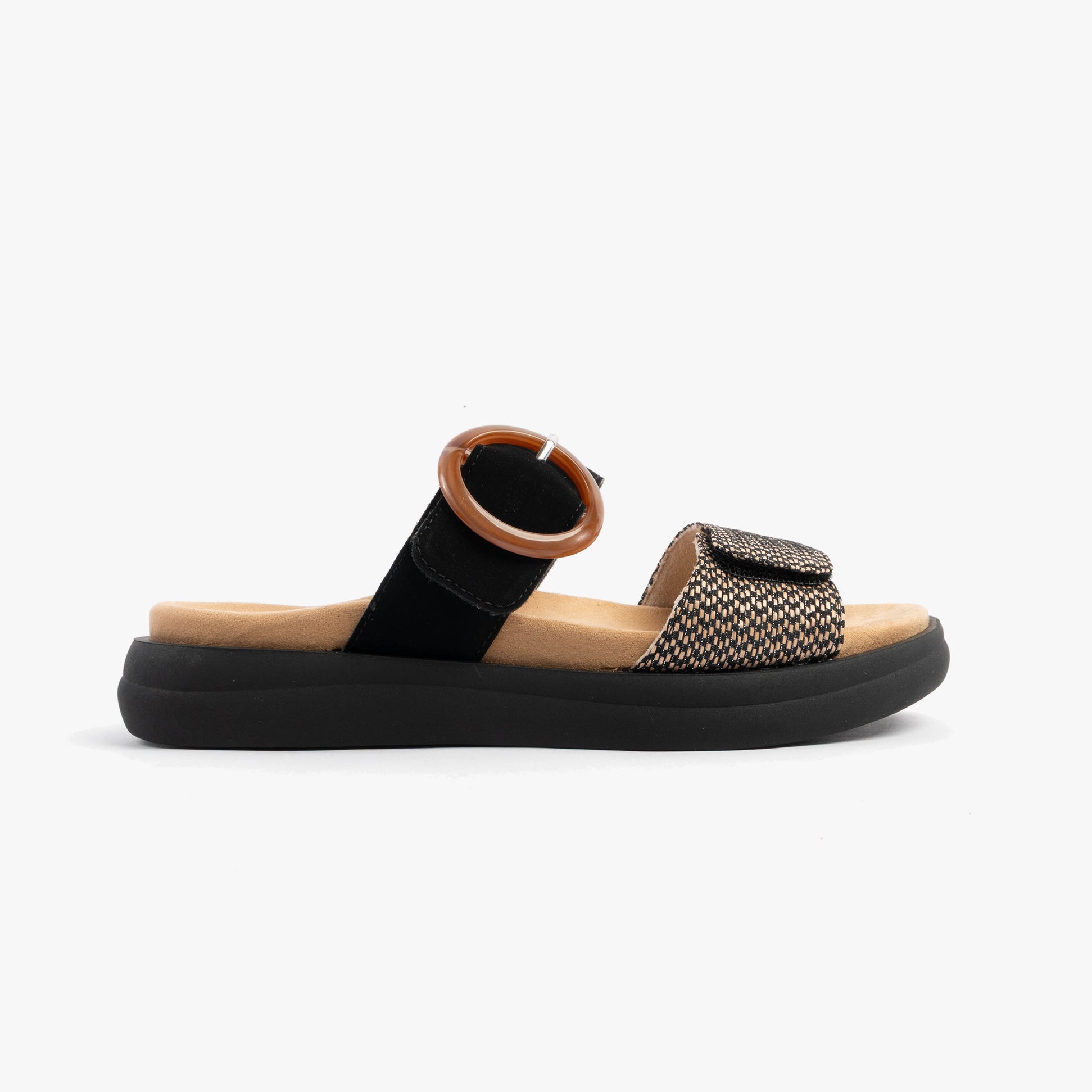Remonte D2N51-03 Womens Sandals Black Combination