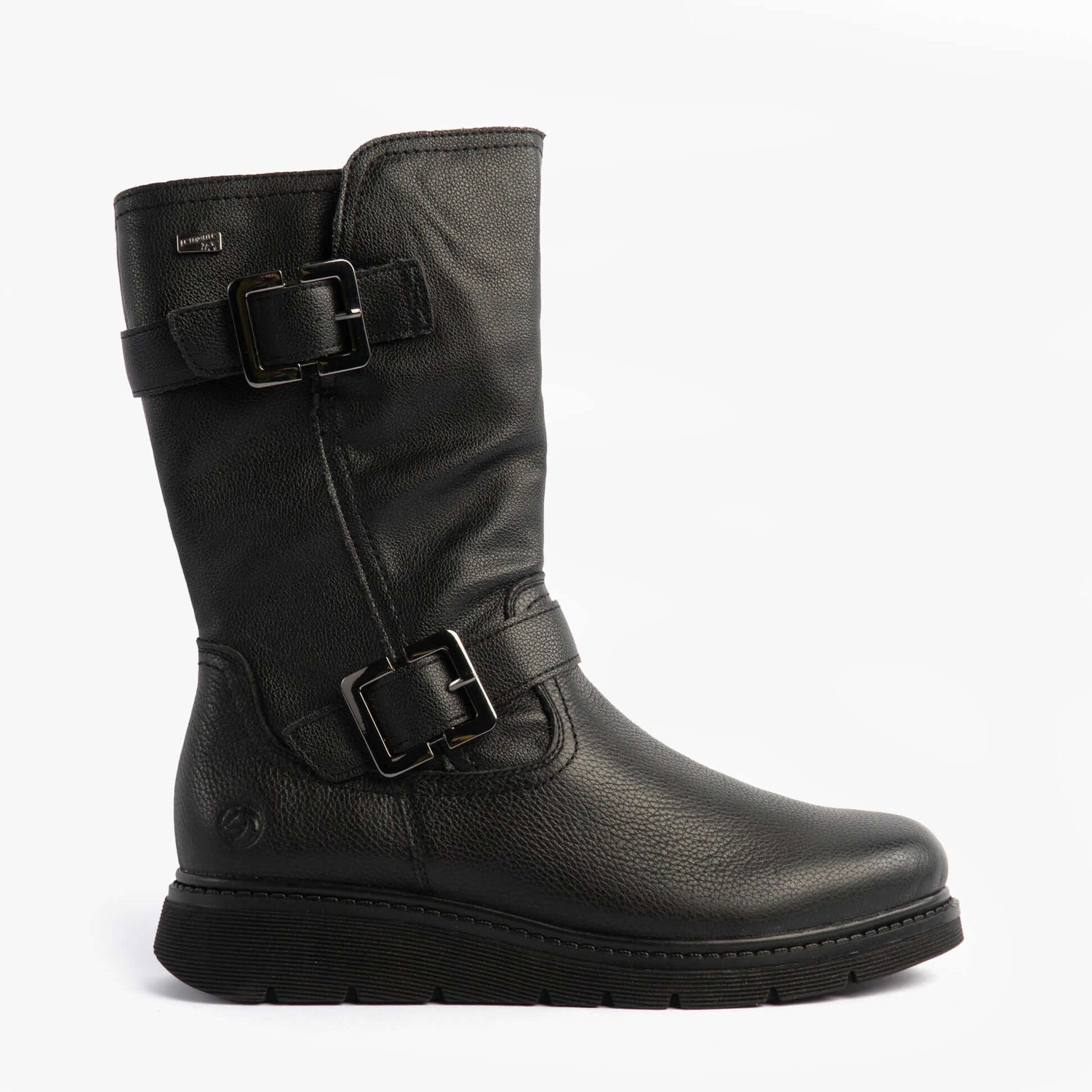 Remonte D3980-00 Womens Mid Calf Boots Black