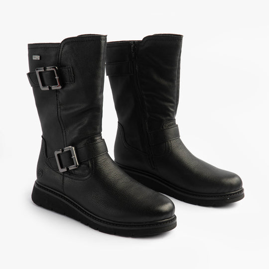 Remonte D3980-00 Womens Mid Calf Boots Black
