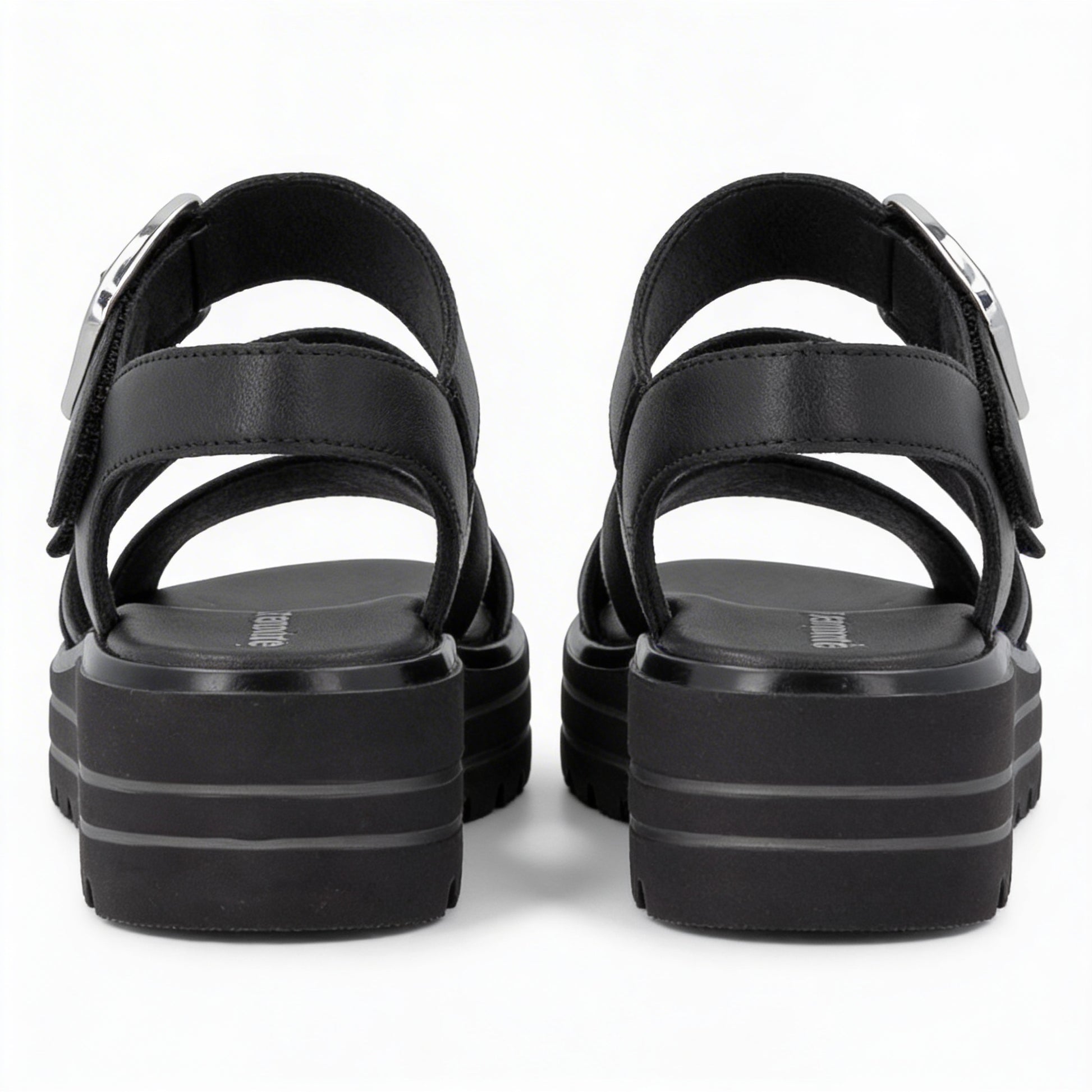 Remonte D3N50 Womens Ankle Strap Sandals Black