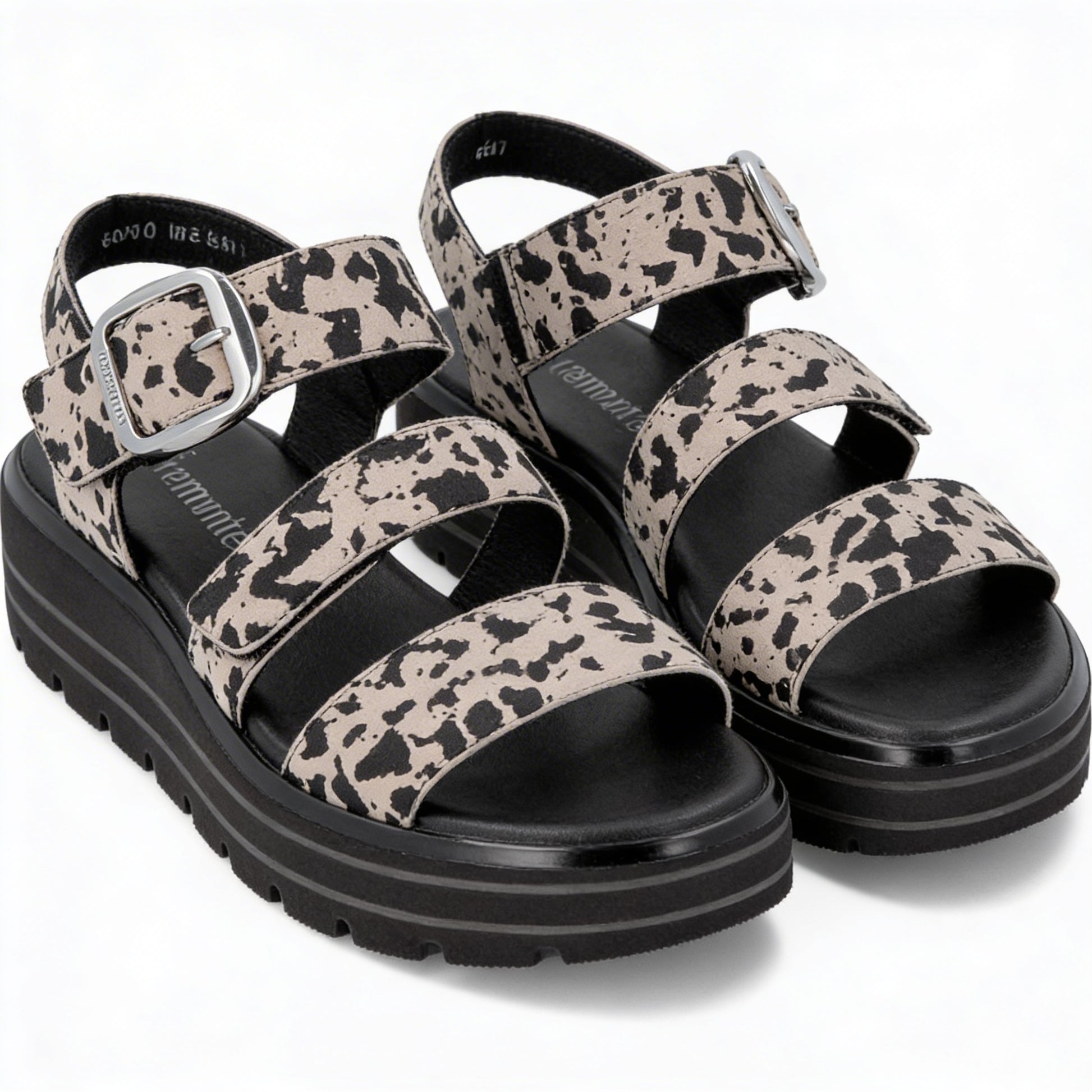 Remonte D3N50 Womens Ankle Strap Sandals Multi