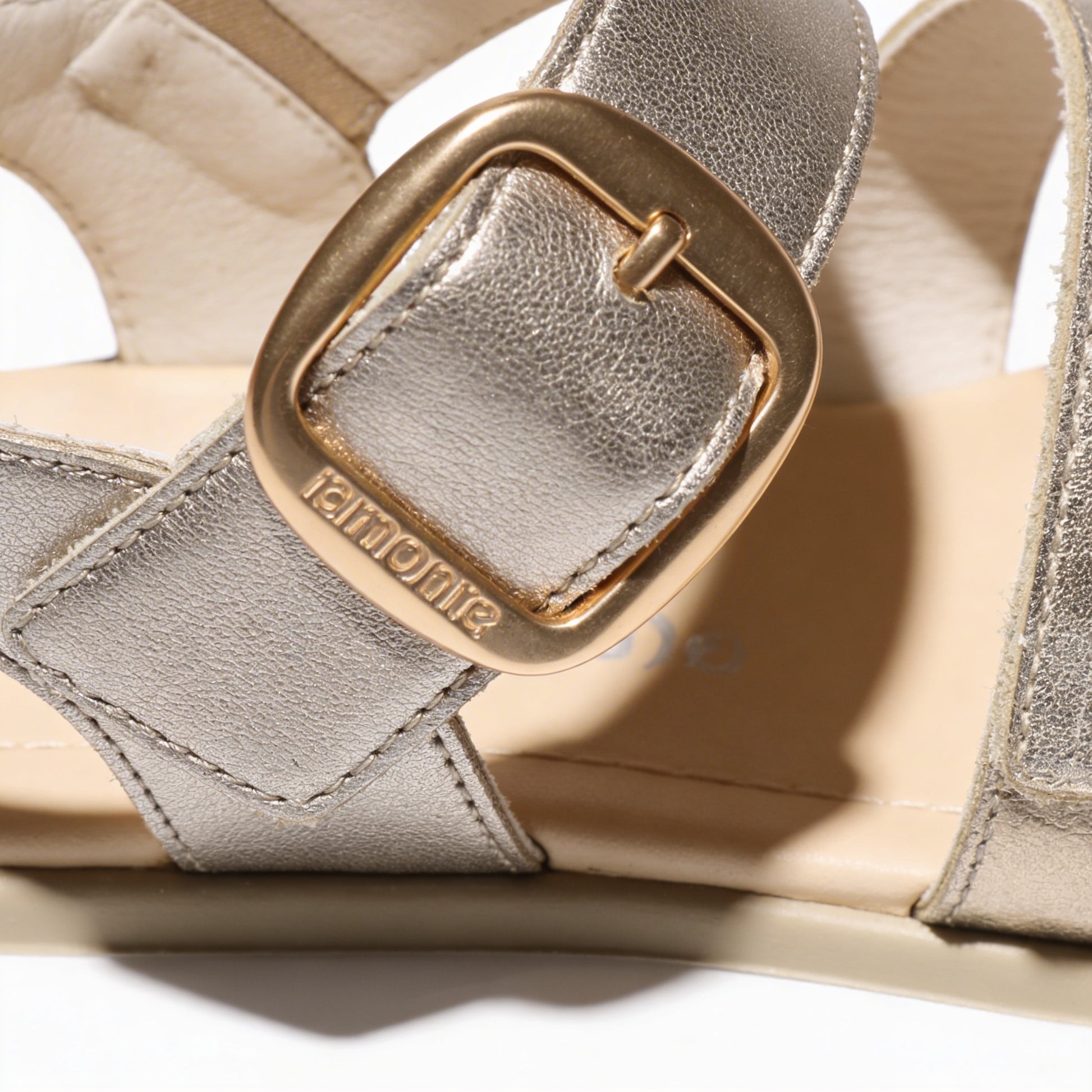 Remonte D3N50 Womens Ankle Strap Sandals Beige