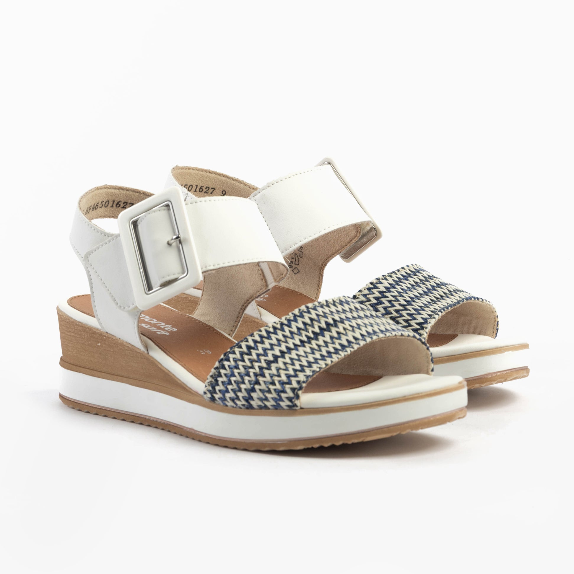 Remonte D6453-80 Womens Sandals White Combination