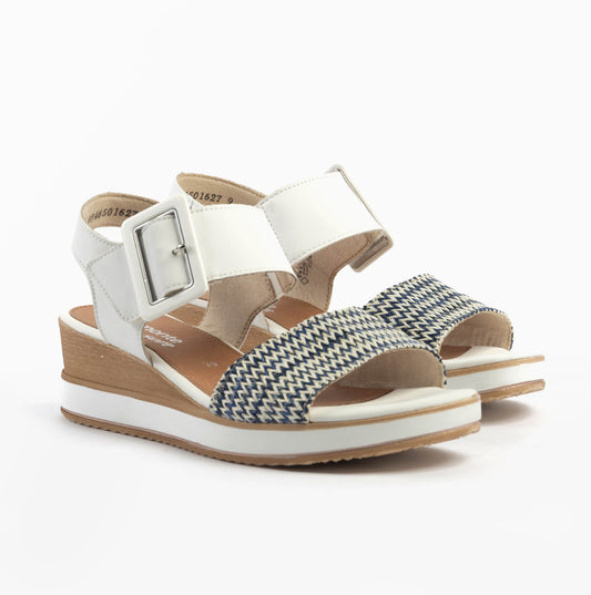 D6453-80 Womens Sandals White Combination
