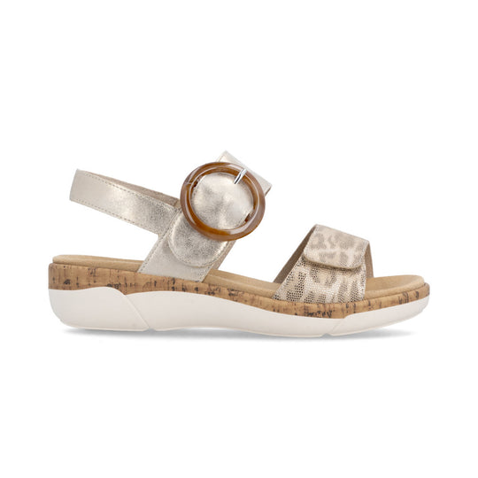 Remonte R6853 Womens Ankle Strap Sandals Multi