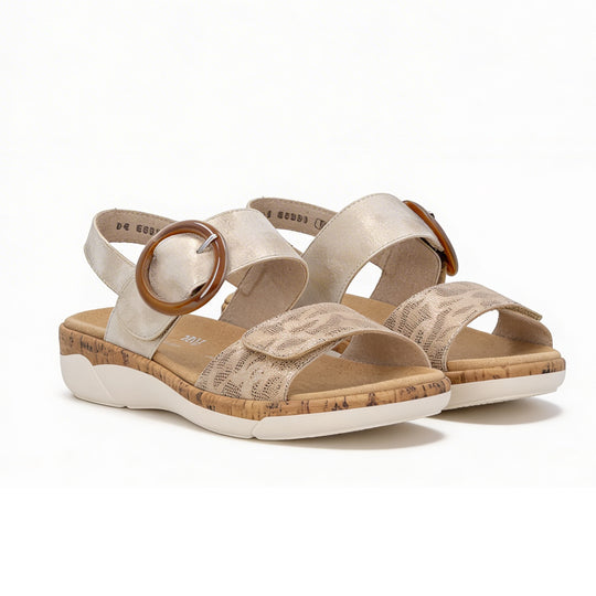 Remonte R6853 Womens Ankle Strap Sandals Multi