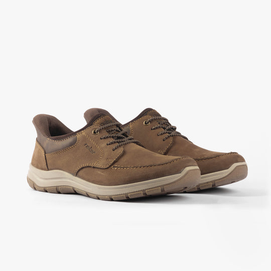 Rieker 03656 Mens Slip-On Shoes Brown