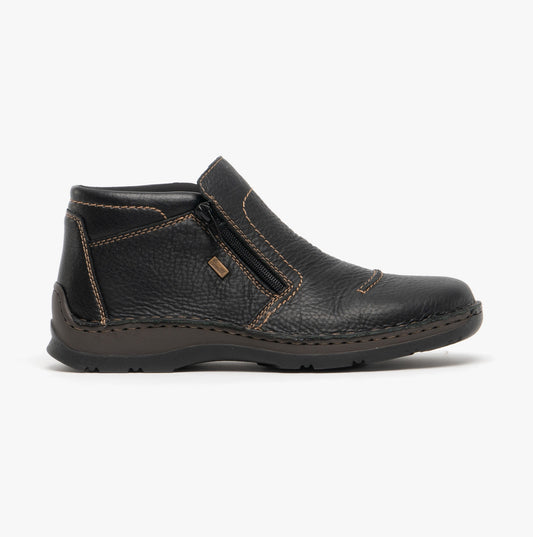 Rieker 05372-00 Mens Ankle Boots Black