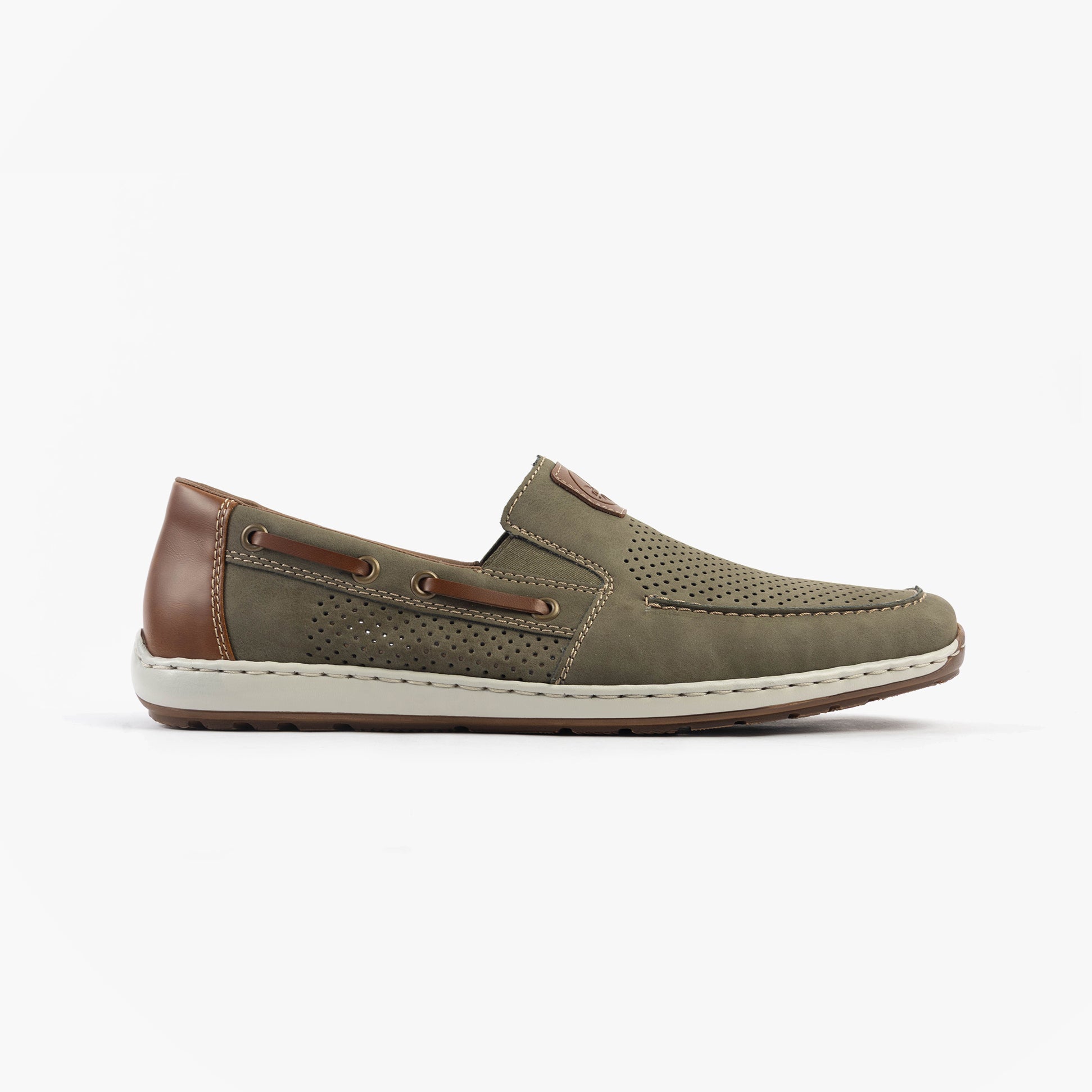 Rieker 08866-54 Mens Shoes Green