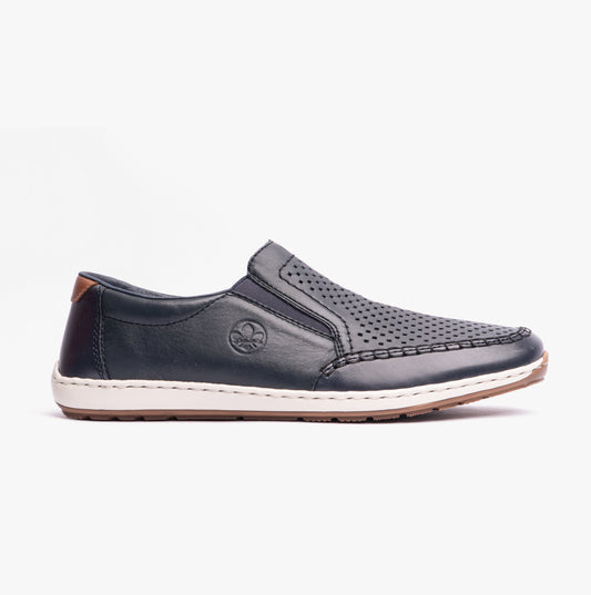 Rieker 08868-15 Mens Shoes Blue