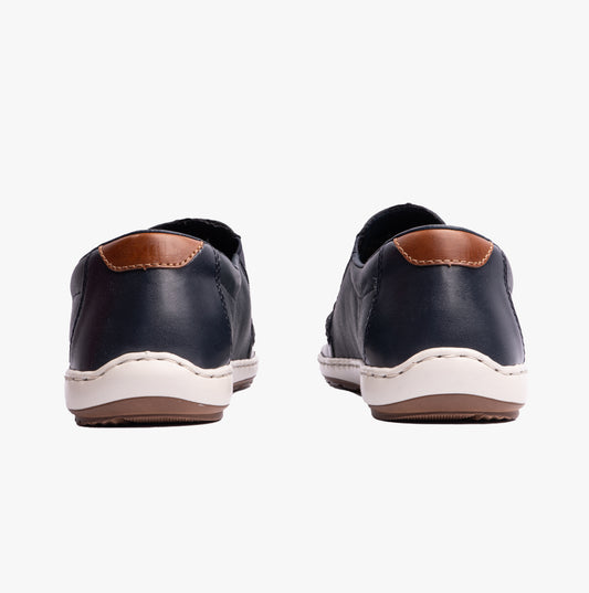 Rieker 08868-15 Mens Shoes Blue