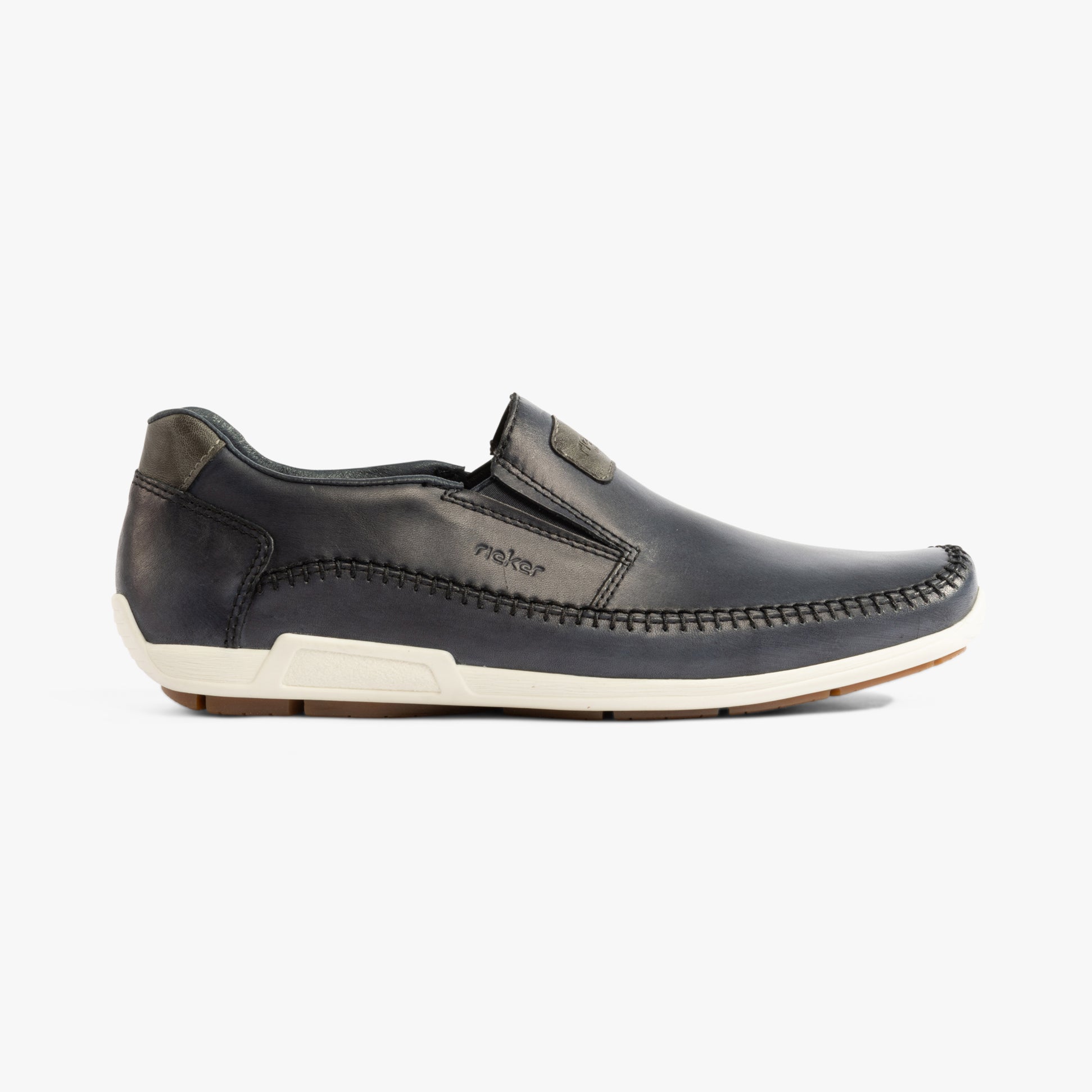 Rieker 09053-14 Mens Shoes Blue