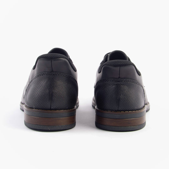 Rieker 10353 Mens Slip-On Shoes Black