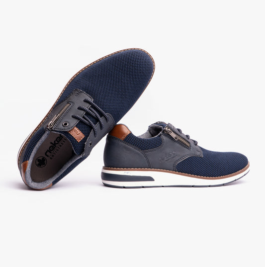 Rieker 11311-14 Mens Trainers Blue