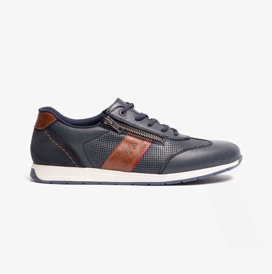 Rieker 11927-14 Mens Shoes Blue