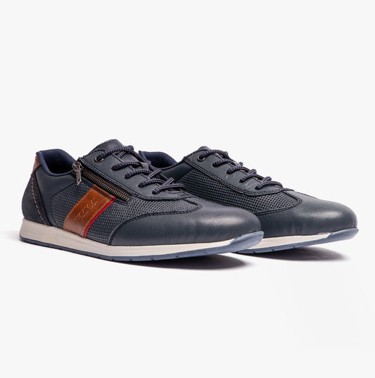 Rieker 11927-14 Mens Shoes Blue