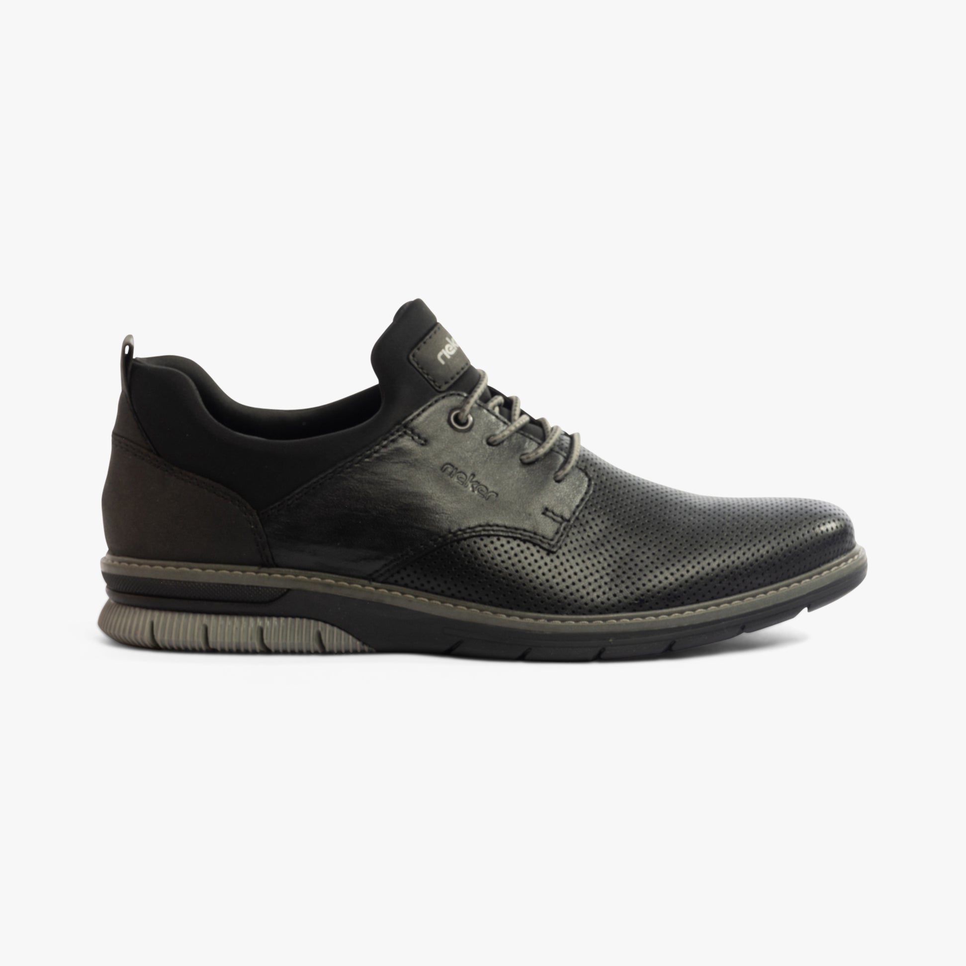 Rieker 14450-00 Mens Shoes Black