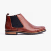 Rieker 14653-24 Mens Leather Boots Brown