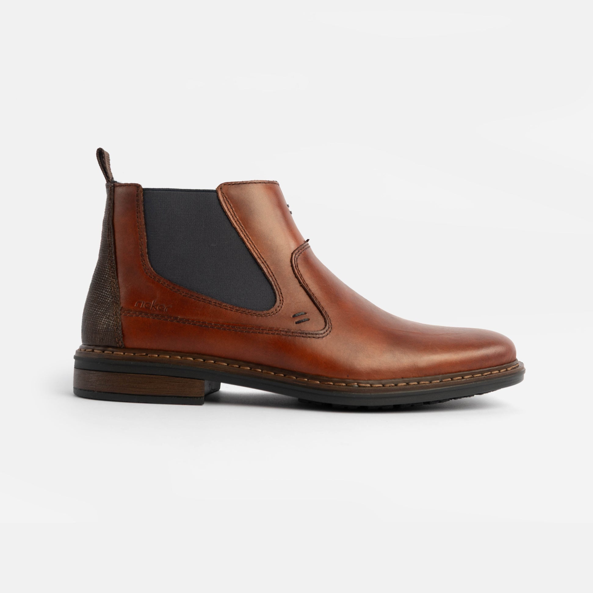 Rieker 17654-22 Mens Leather Boots Brown