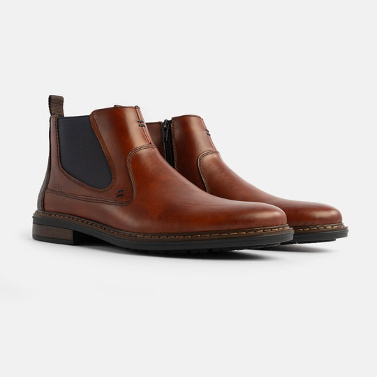 Rieker 17654 Mens Chelsea Boots Brown