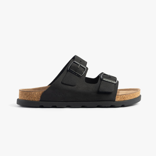 Rieker 21190 Mens Sliders Black