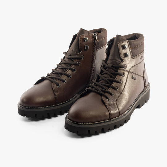 Rieker 30420 Mens Ankle Boots Brown